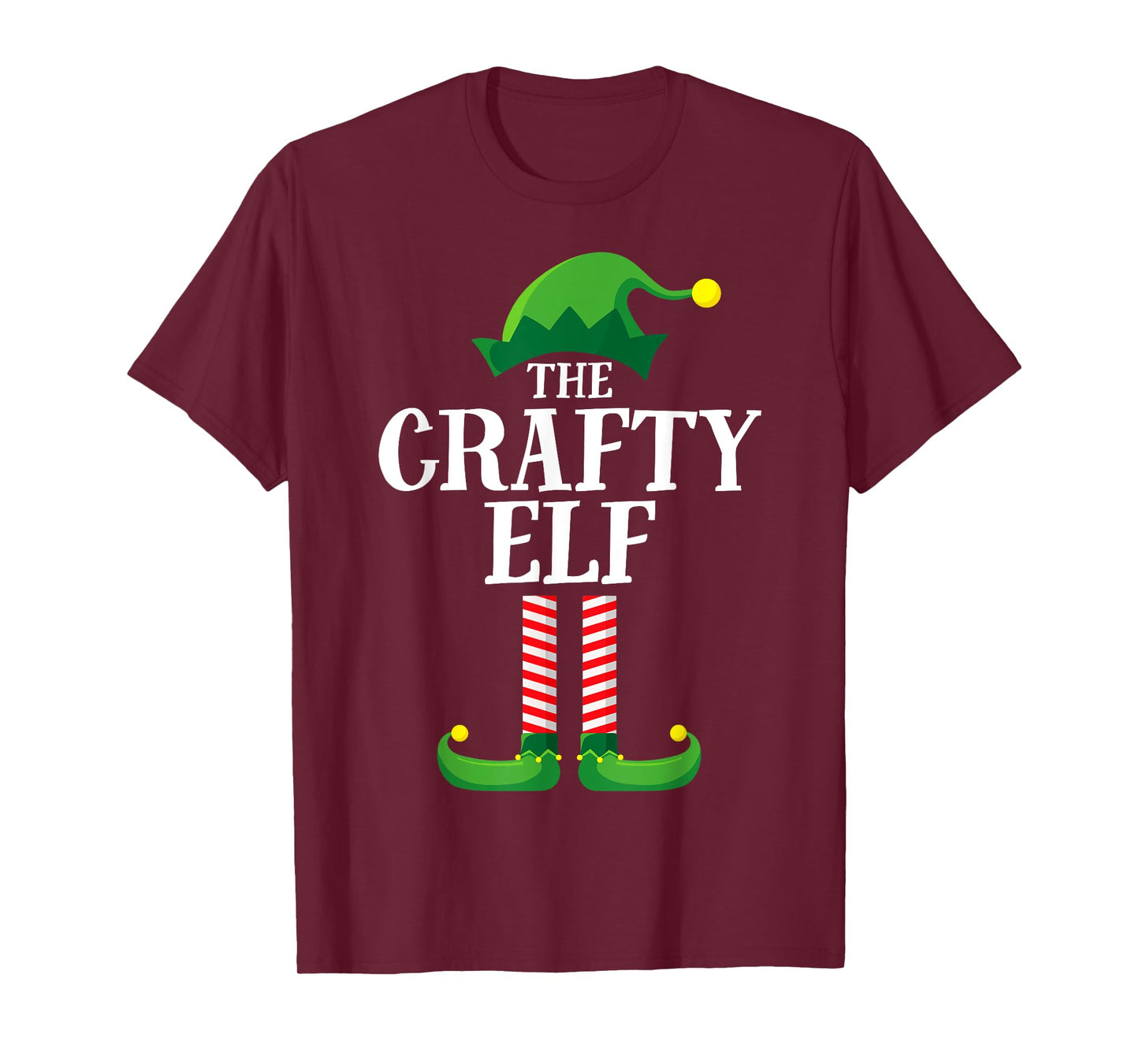Crafty Elf Shirt Matching Family Funny Group Christmas T-Shirt