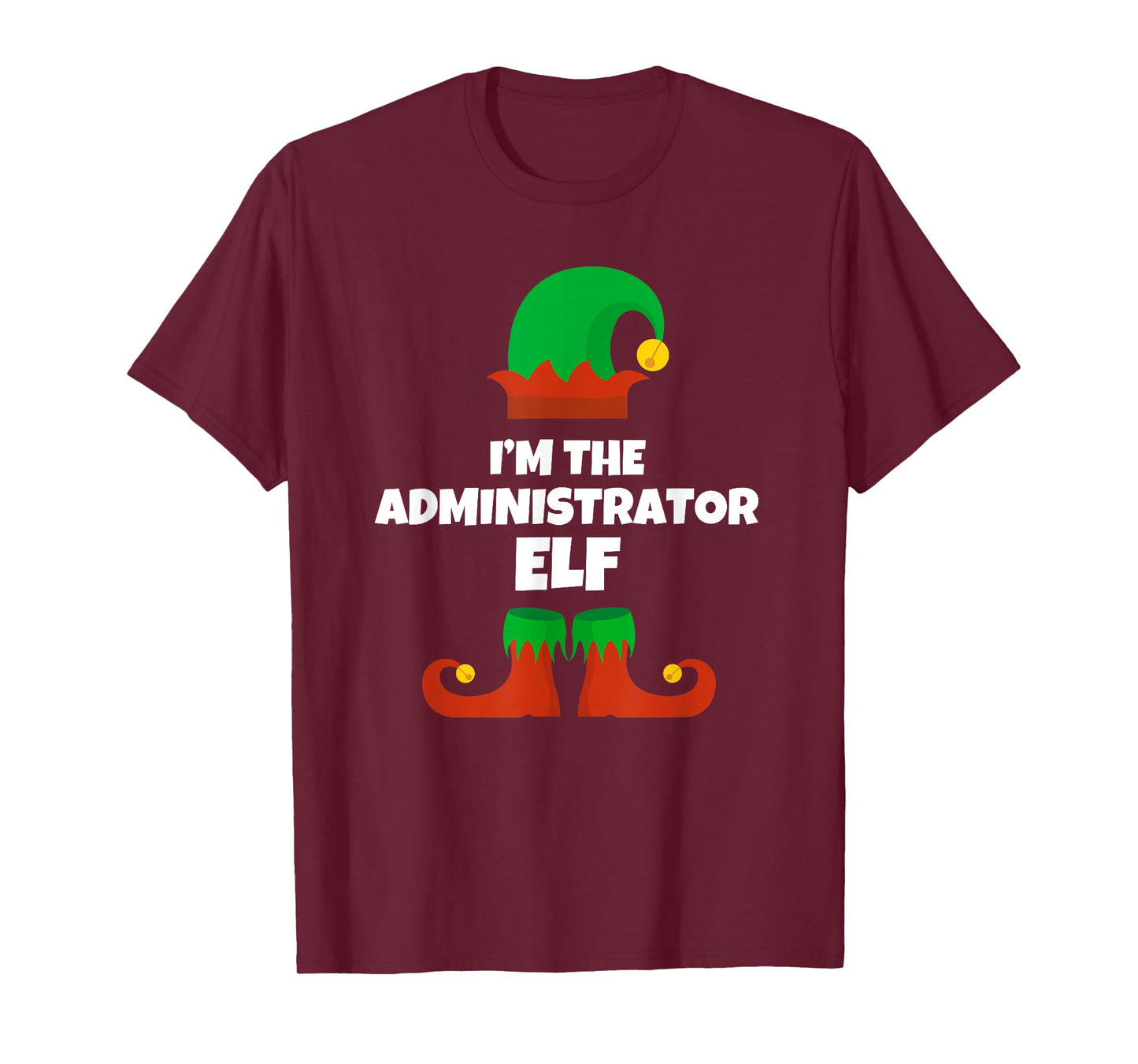 I'm The Administrator Elf Family Pajama Christmas Admin T-Shirt