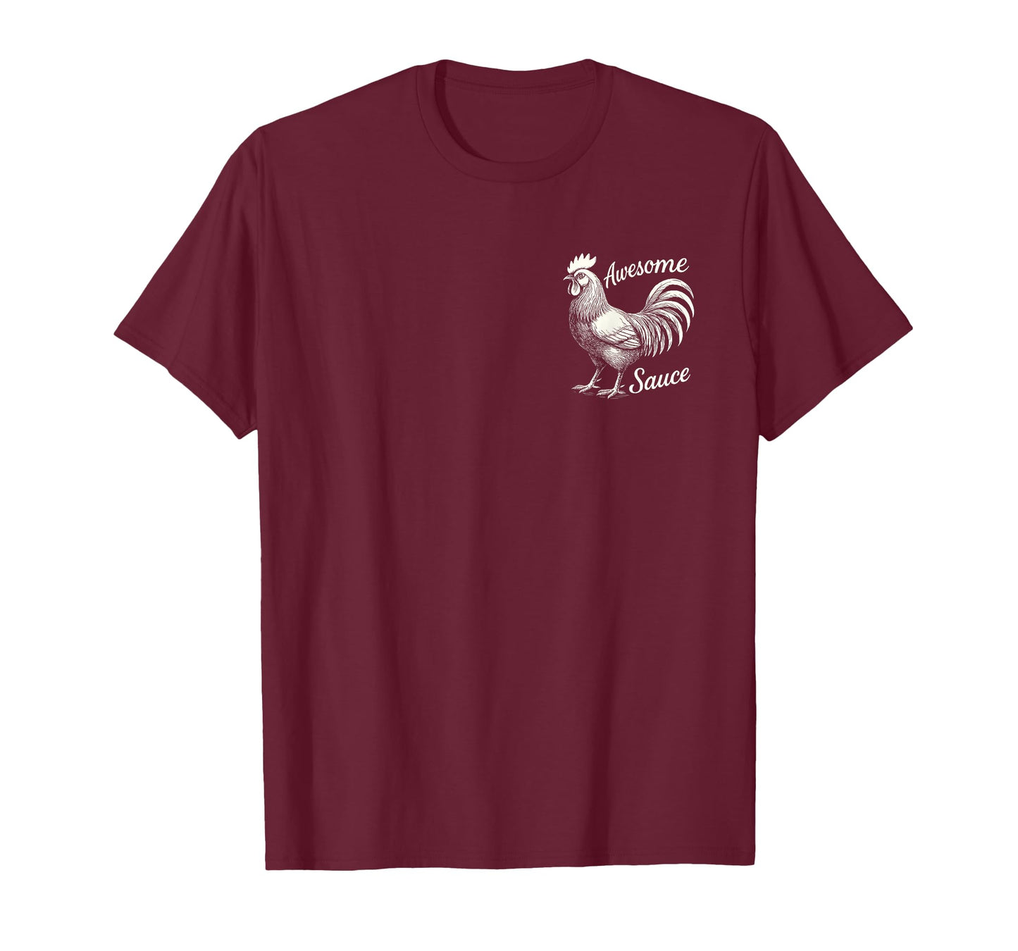 Awesome Sauce Rooster, Hot Sauce Male Chicken T-Shirt
