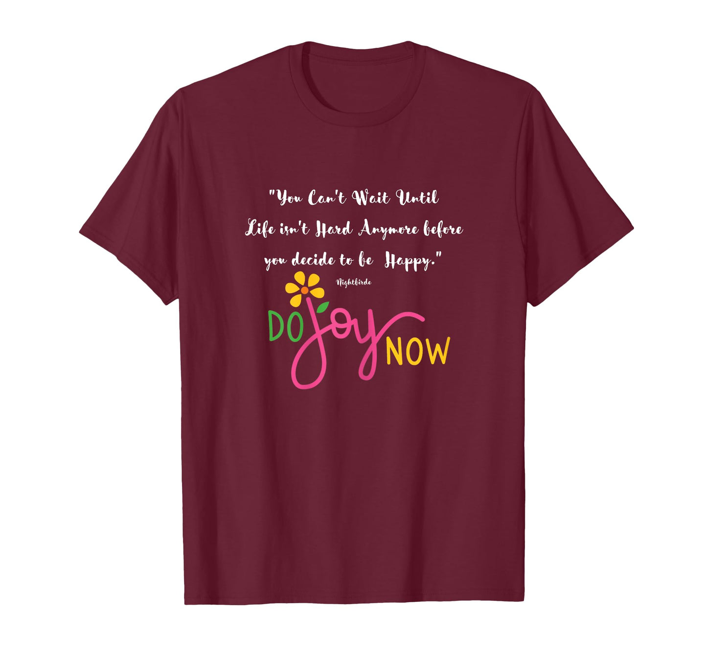 Womens Your Can't Wait Until Life Isn't Hard T-Shirt