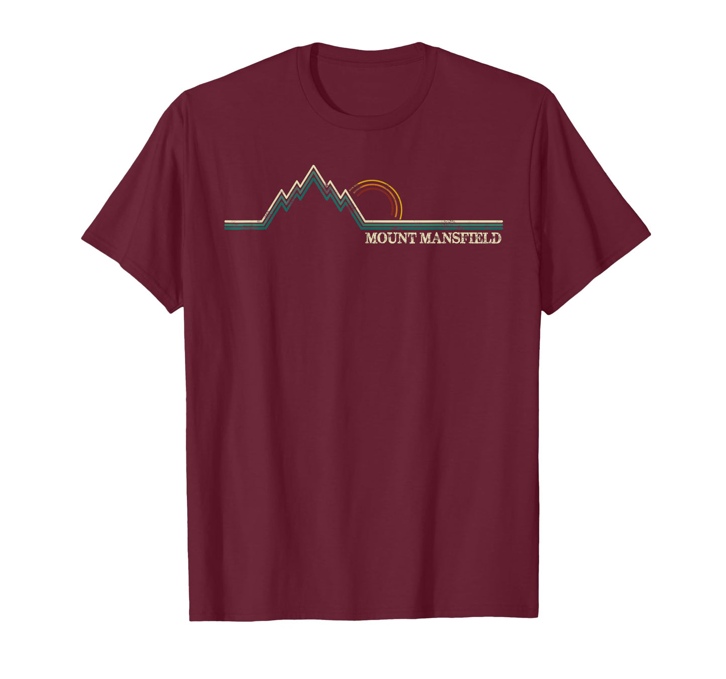 Mount Mansfield Vermont Snowboarding Skiing Resort T-Shirt