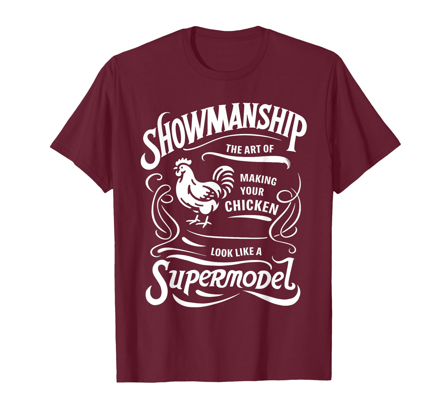 Showmanship Definition Fair Animal Chicken Livestock Show T-Shirt