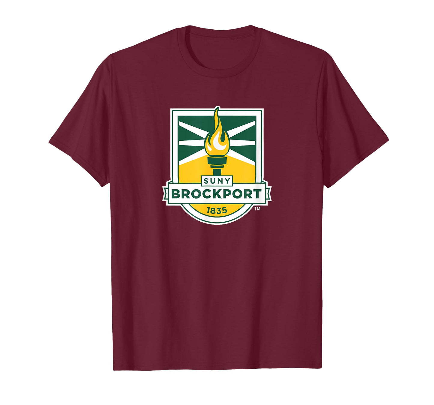 SUNY Brockport Golden Eagles Institutional Shield T-Shirt
