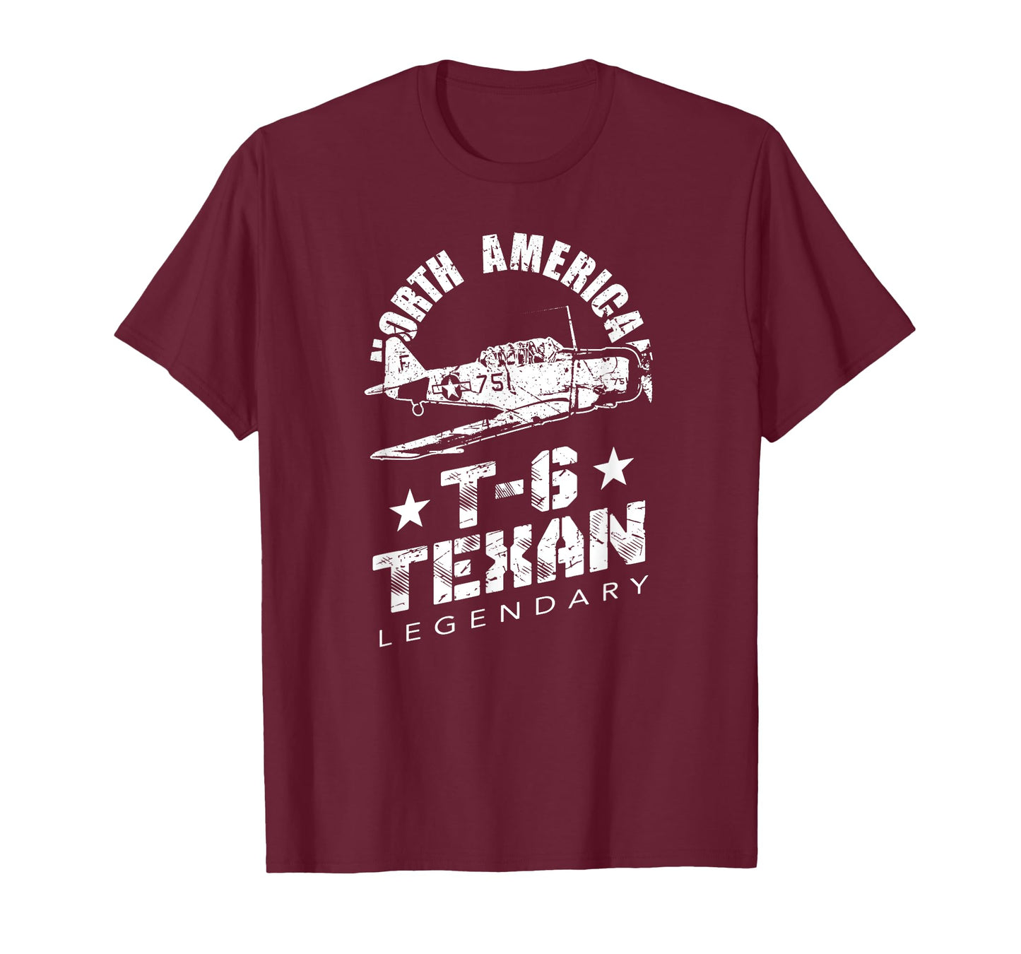 North American T-6 Texan Legendary Warbird Pilot Trainer T-Shirt