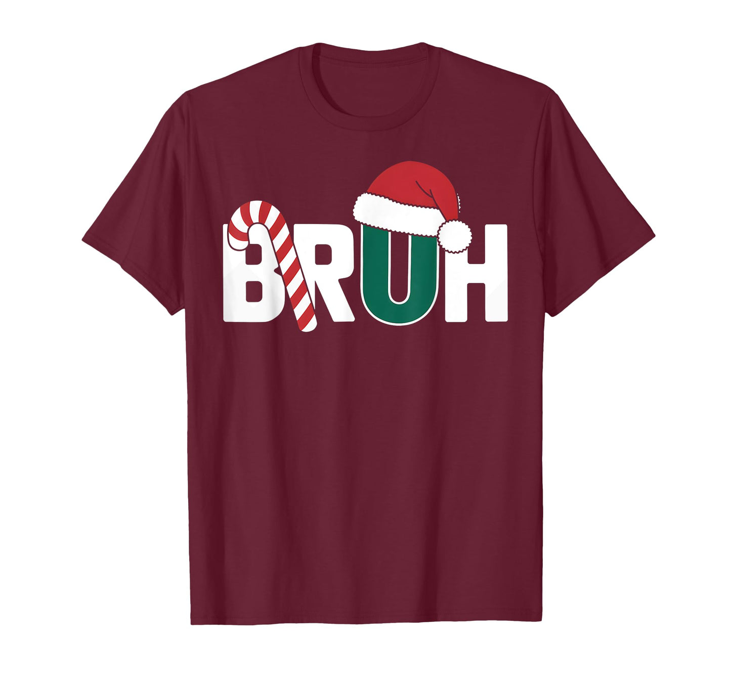 Bruh Christmas Santa Happy Christmas Family Xmas Christmas T-Shirt