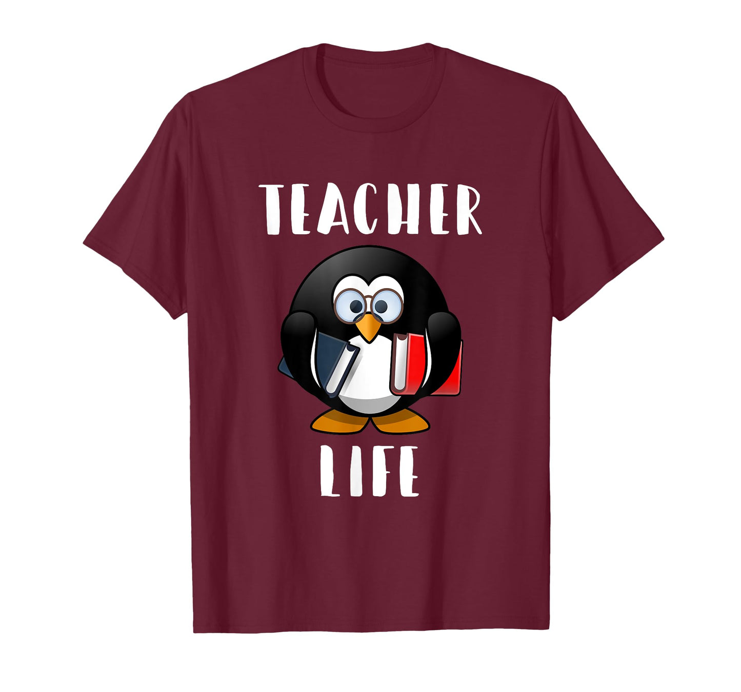 Cute Penguin Funny Teacher Life Shirt & Gift for Teachers Men Women Girls Kids T-Shirt
