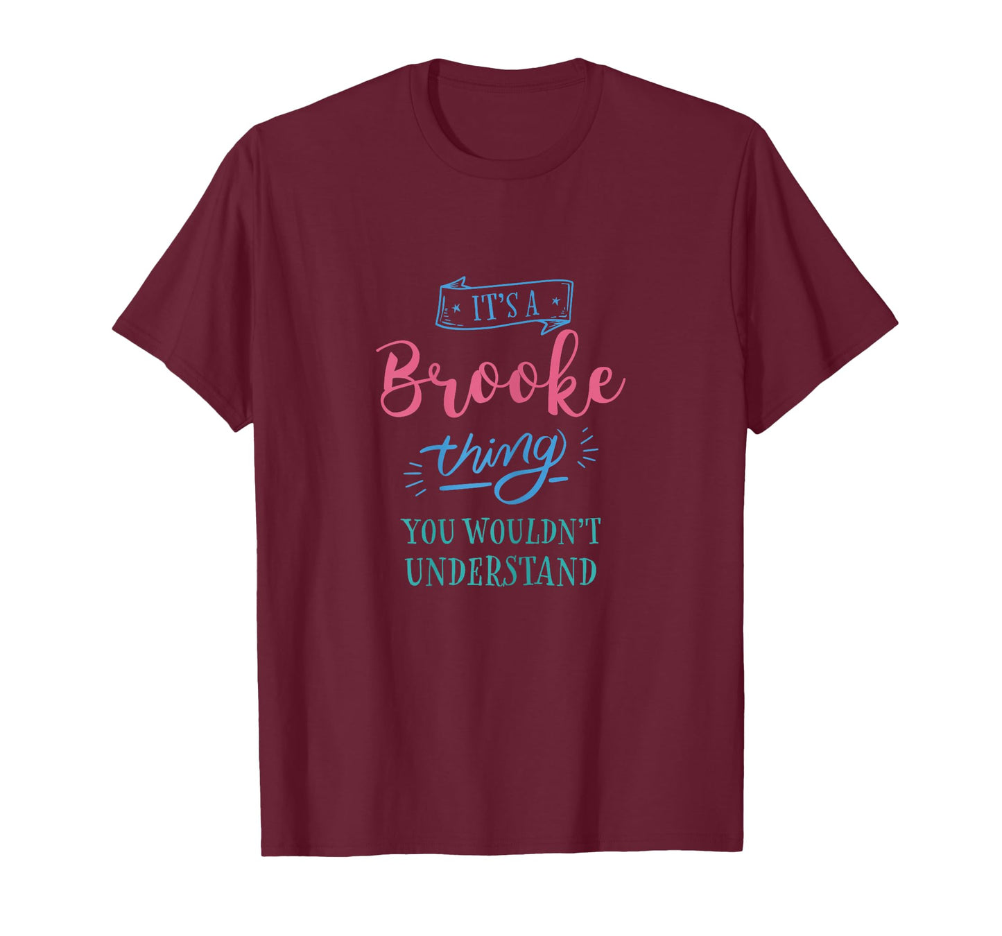 Cute Brooke Thing Personalized Name Gifts T-Shirt
