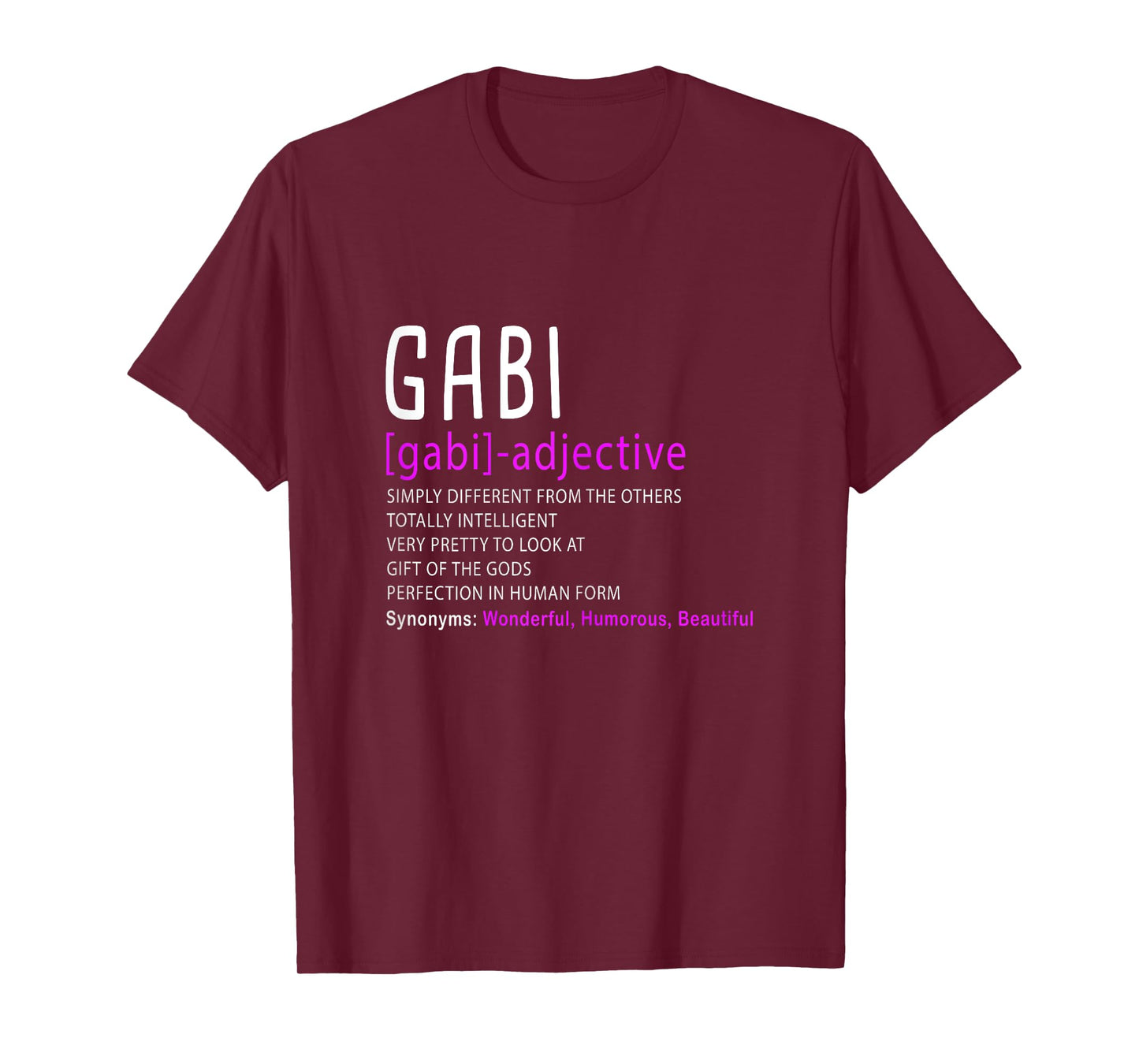 Personalized Name Description Gabi T-Shirt