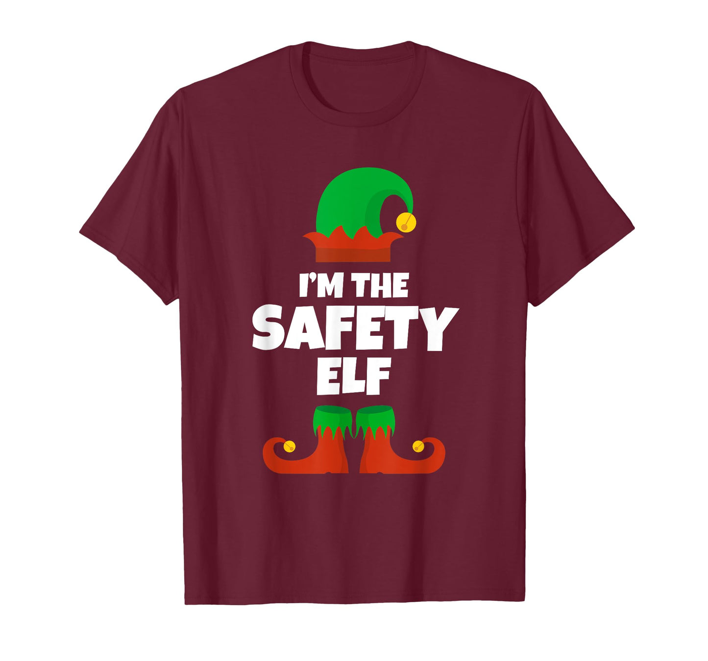 I'm The Safety Elf Family Pajama Christmas Officer Manager T-Shirt