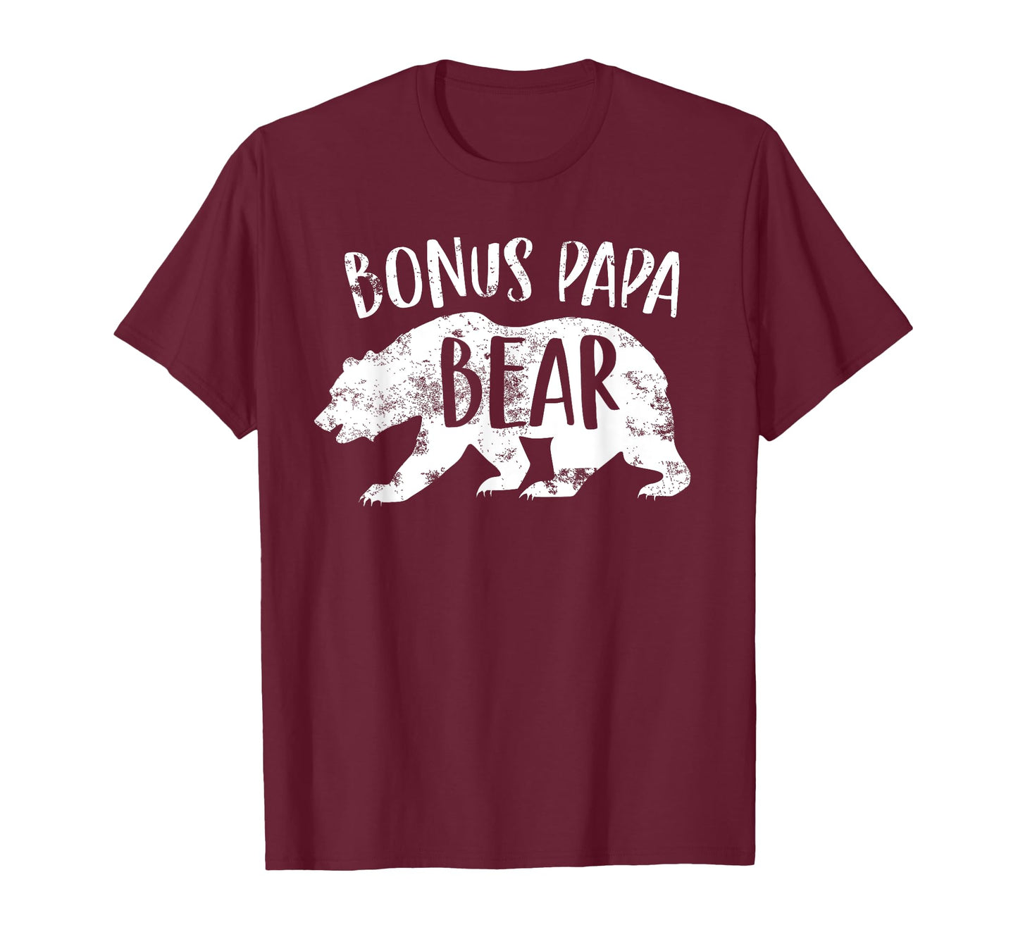 Bonus Papa Bear Best Stepfather Ever Step Son Stepdad Themed T-Shirt