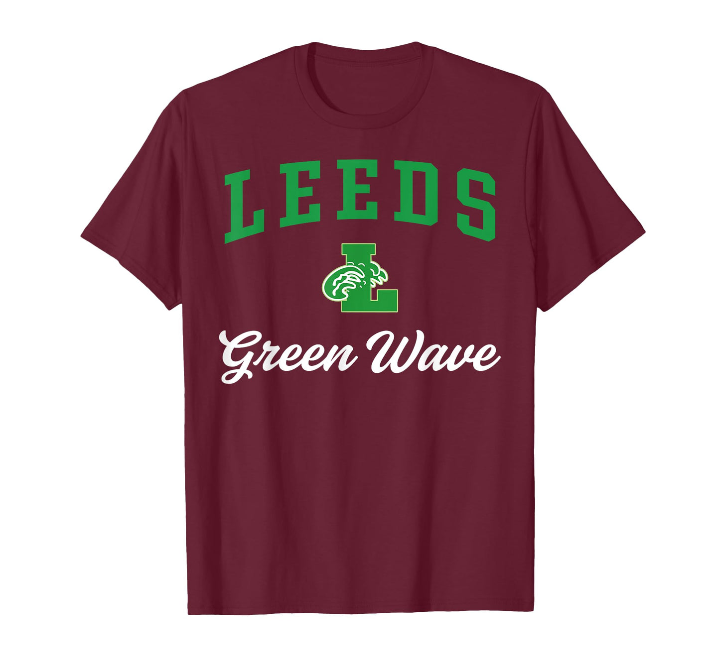 Leeds High School Green Wave T-Shirt C3 T-Shirt