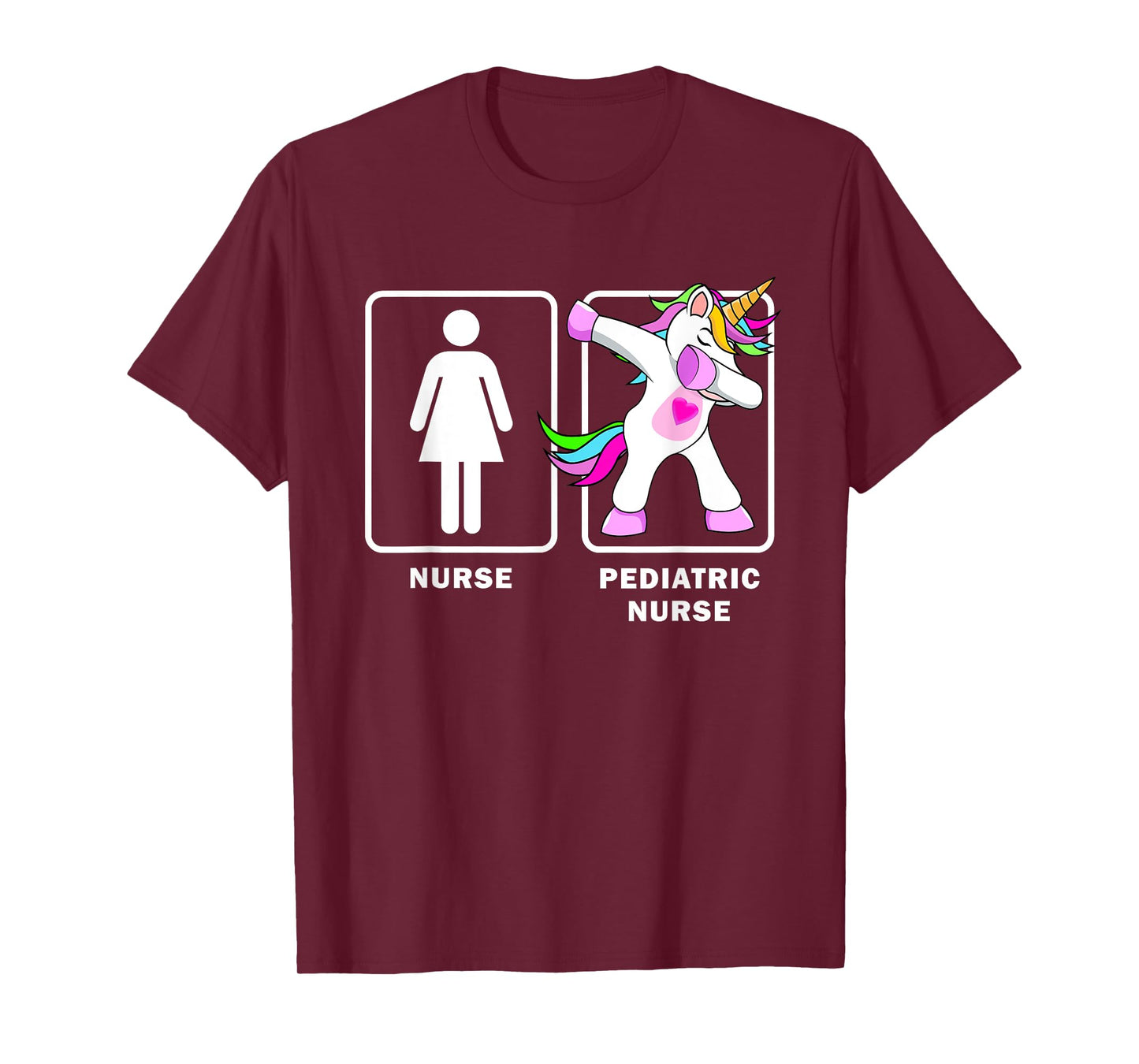 Pediatric Nurse Funny Dabbing Unicorn Medical Shirt T-Shirt