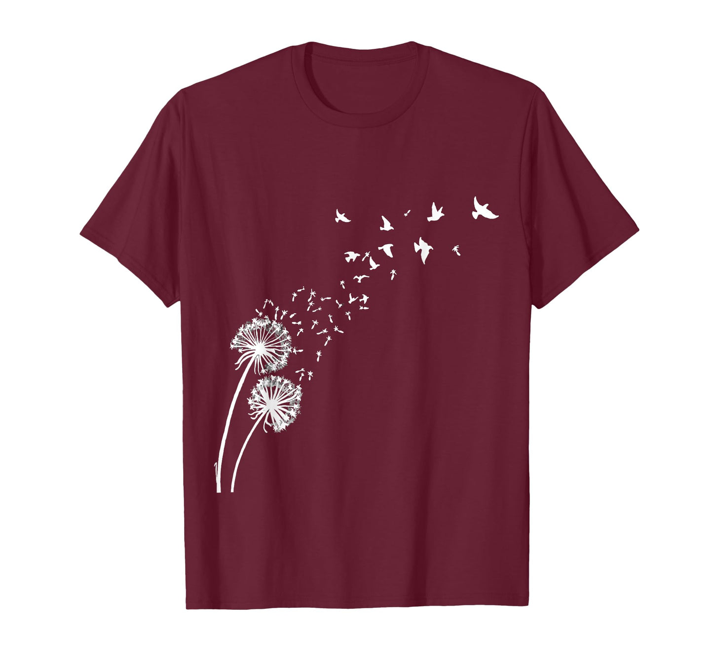 Dandelion Birds Tee Shirt Dandelion Shirt Funny Fly T-Shirt T-Shirt