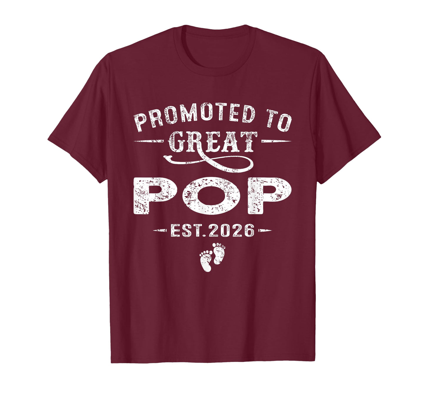 Promoted to Great Pop Est 2026 Pregnancy Announcement T-Shirt