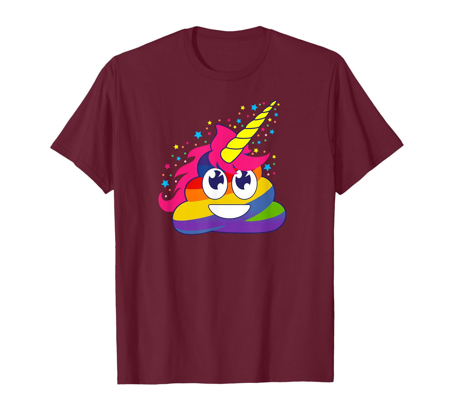 Rainbow Unicorn Poop Funny Cute kawaii kids adults Gift Idea T-Shirt