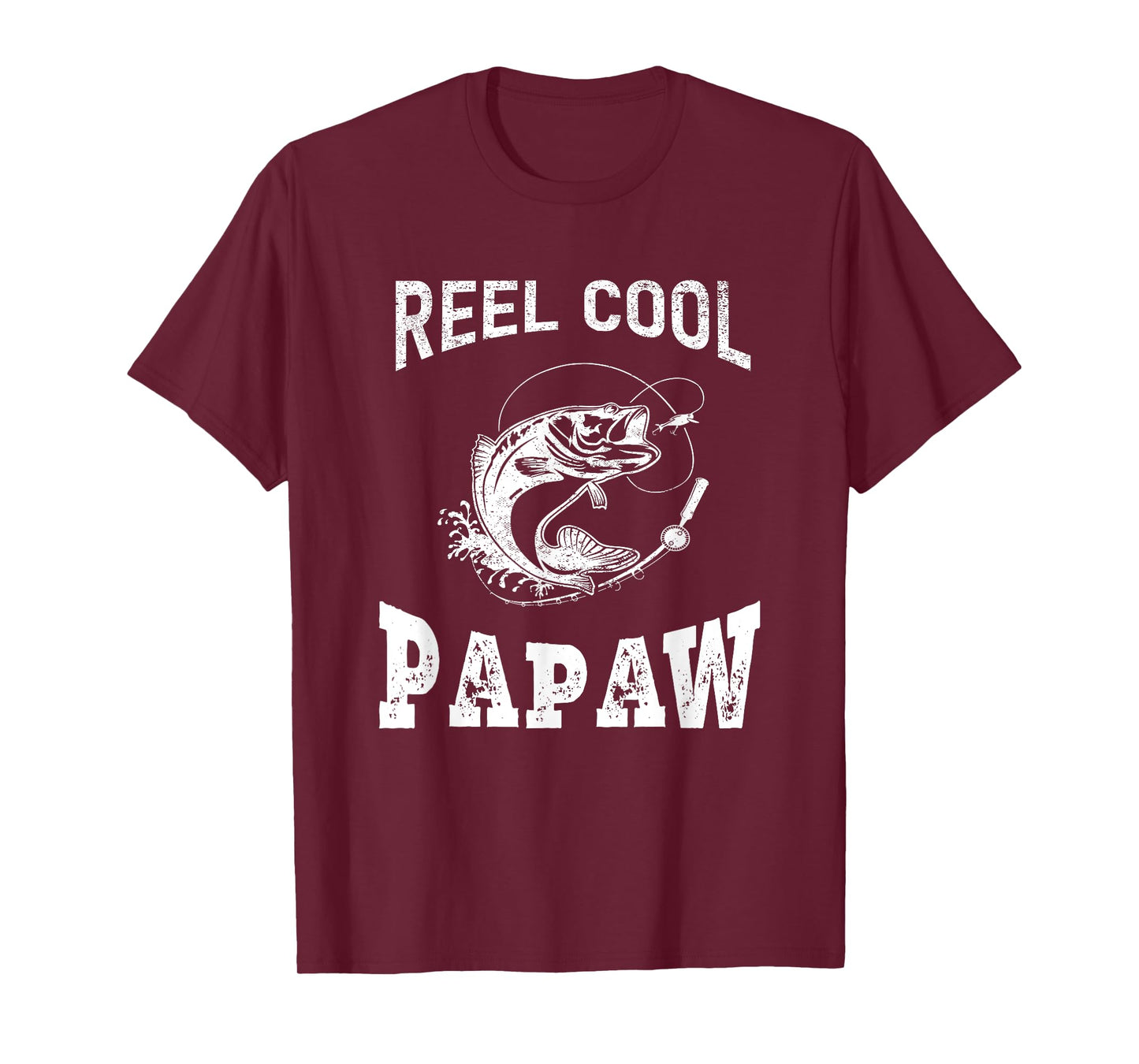 reel cool Papaw fisherman grandpa father's day Fishing gifts T-Shirt