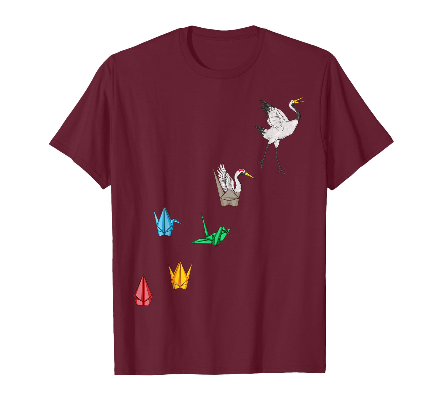 Origami Crane Shirt - Japanese Origami Paper Folding Crane T-Shirt