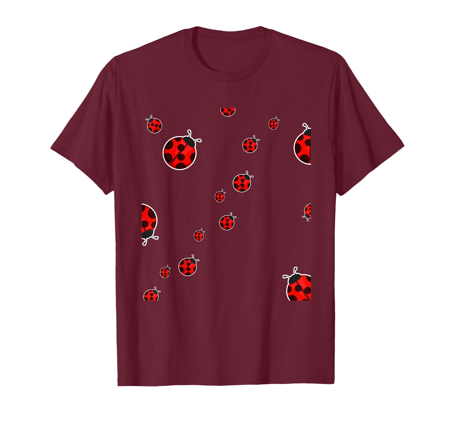 Cute Ladybugs Everywhere Bugs Lover Biologist Insects T-Shirt