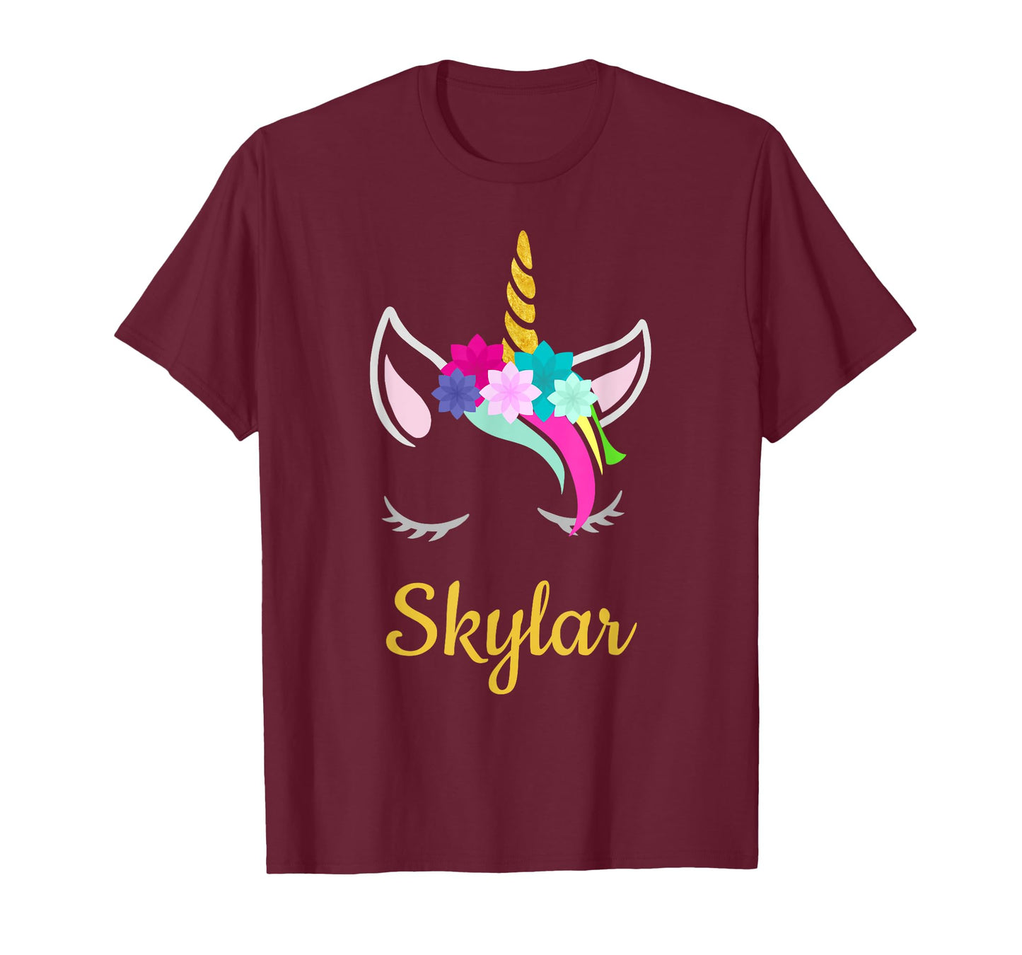 Skylar Unicorn Name Shirt for Skylar T-Shirt