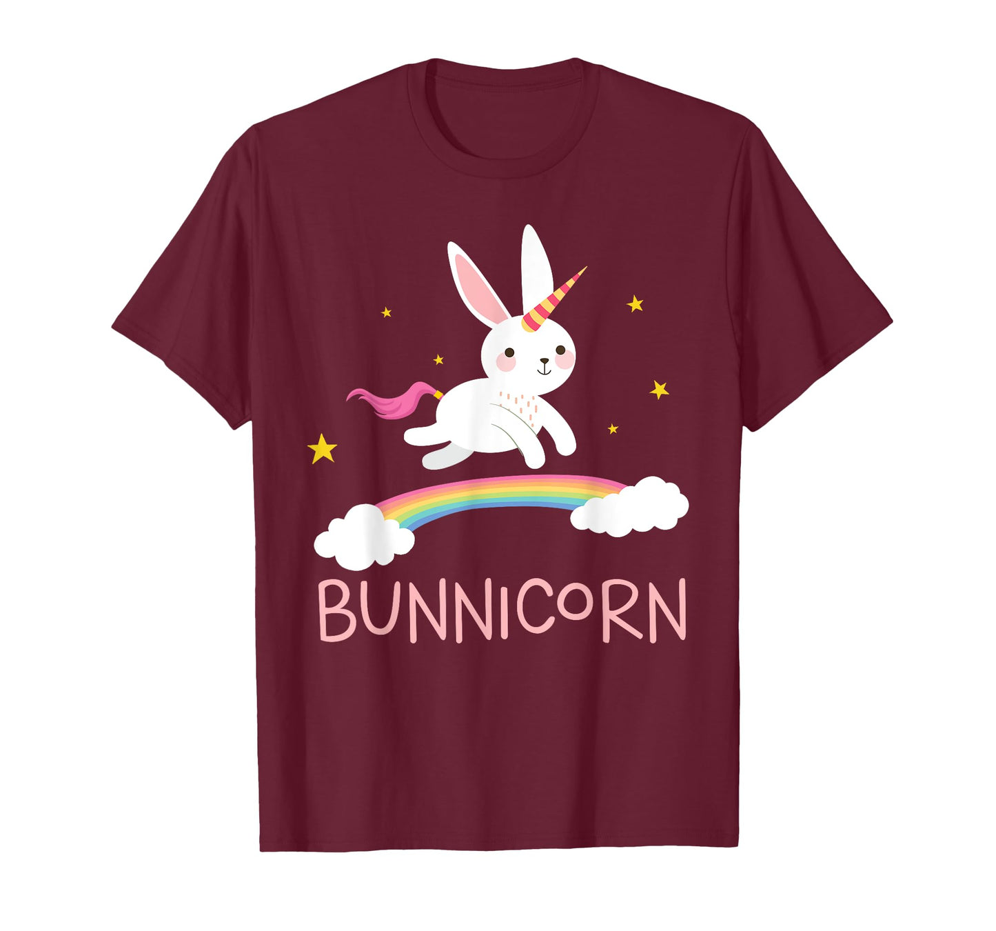 Unicorn Shirt Bunnicorn Bunny Rabbit Cute Tee Men Women Kids T-Shirt