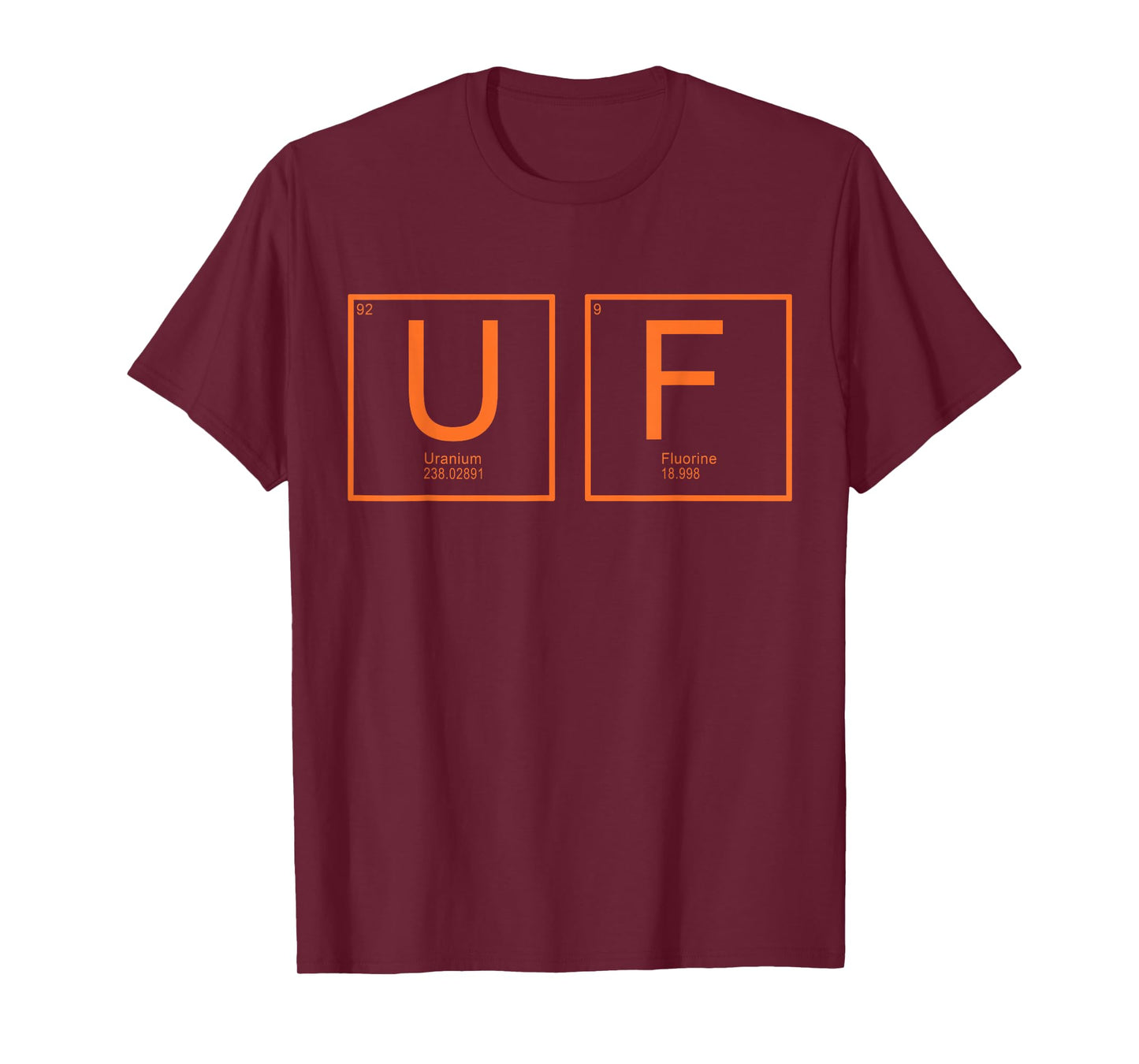 Periodic Table Chemistry with the Elements U F T-Shirt