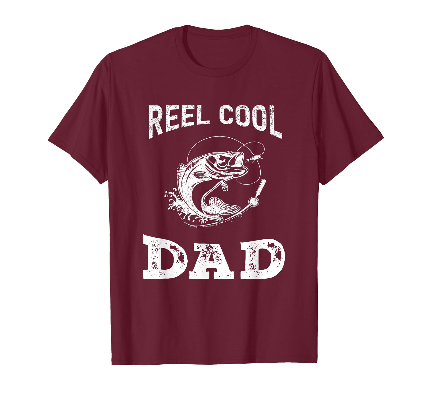 reel cool dad papa fisherman Daddy father's day Fishing gift T-Shirt