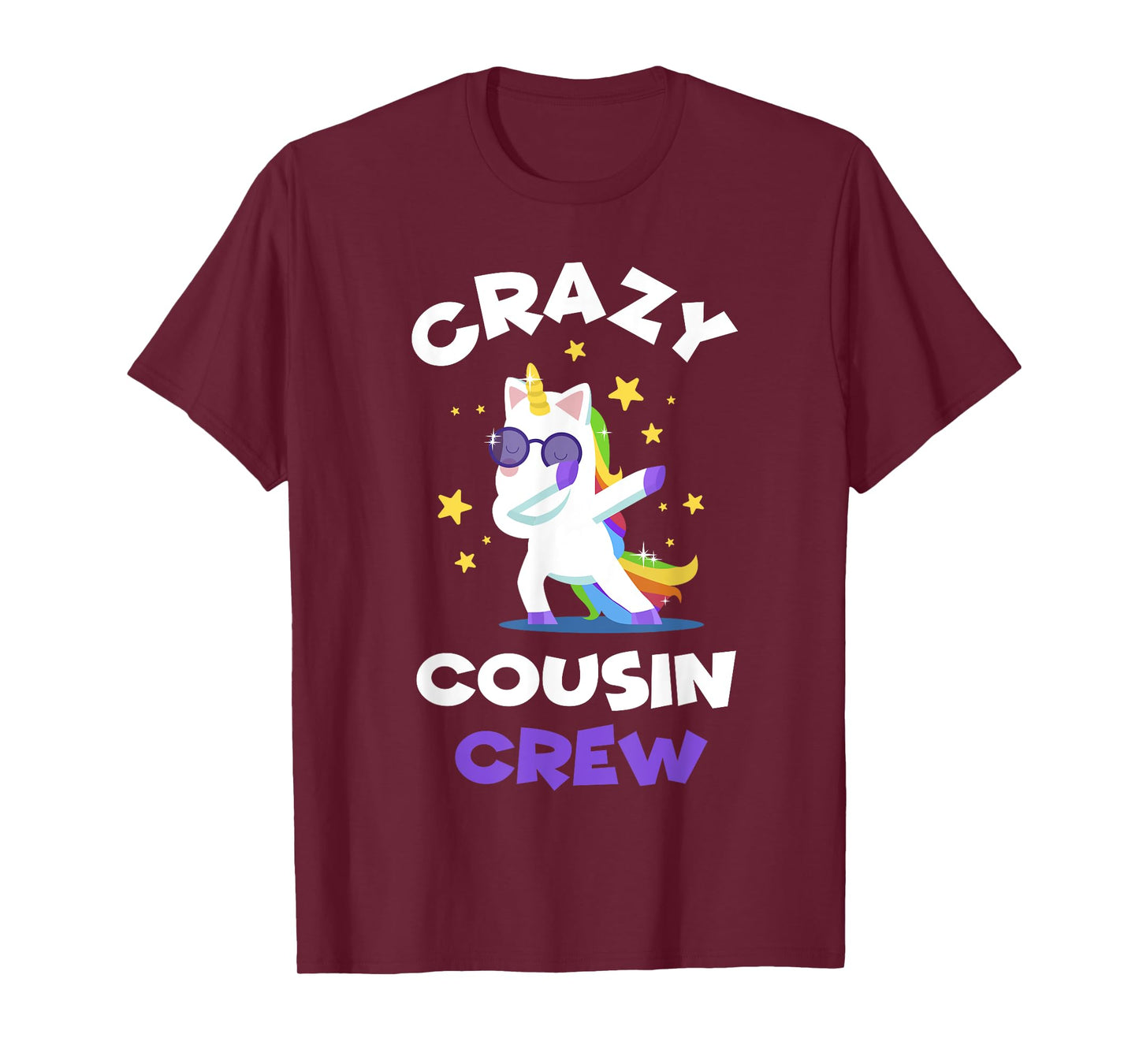 Crazy Cousin Crew Reunion Unicorn T Shirt Funny Dabb T-Shirt