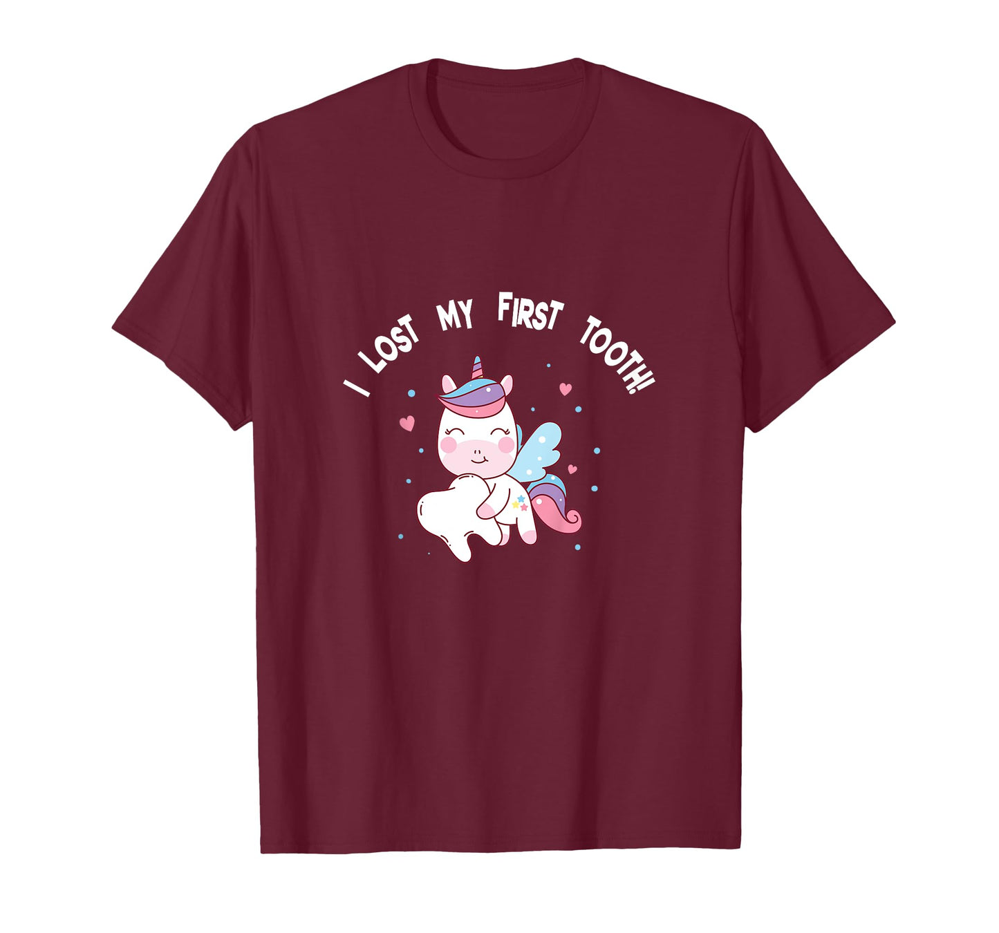 Girls I Lost My First Tooth Unicorn Tooth Fairy T-Shirt