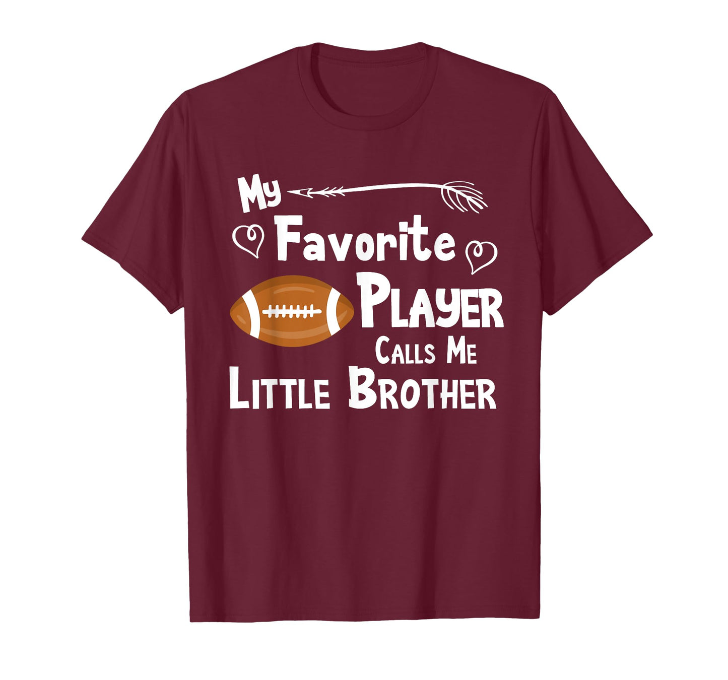 Favorite Player Little Brother Football T-Shirt