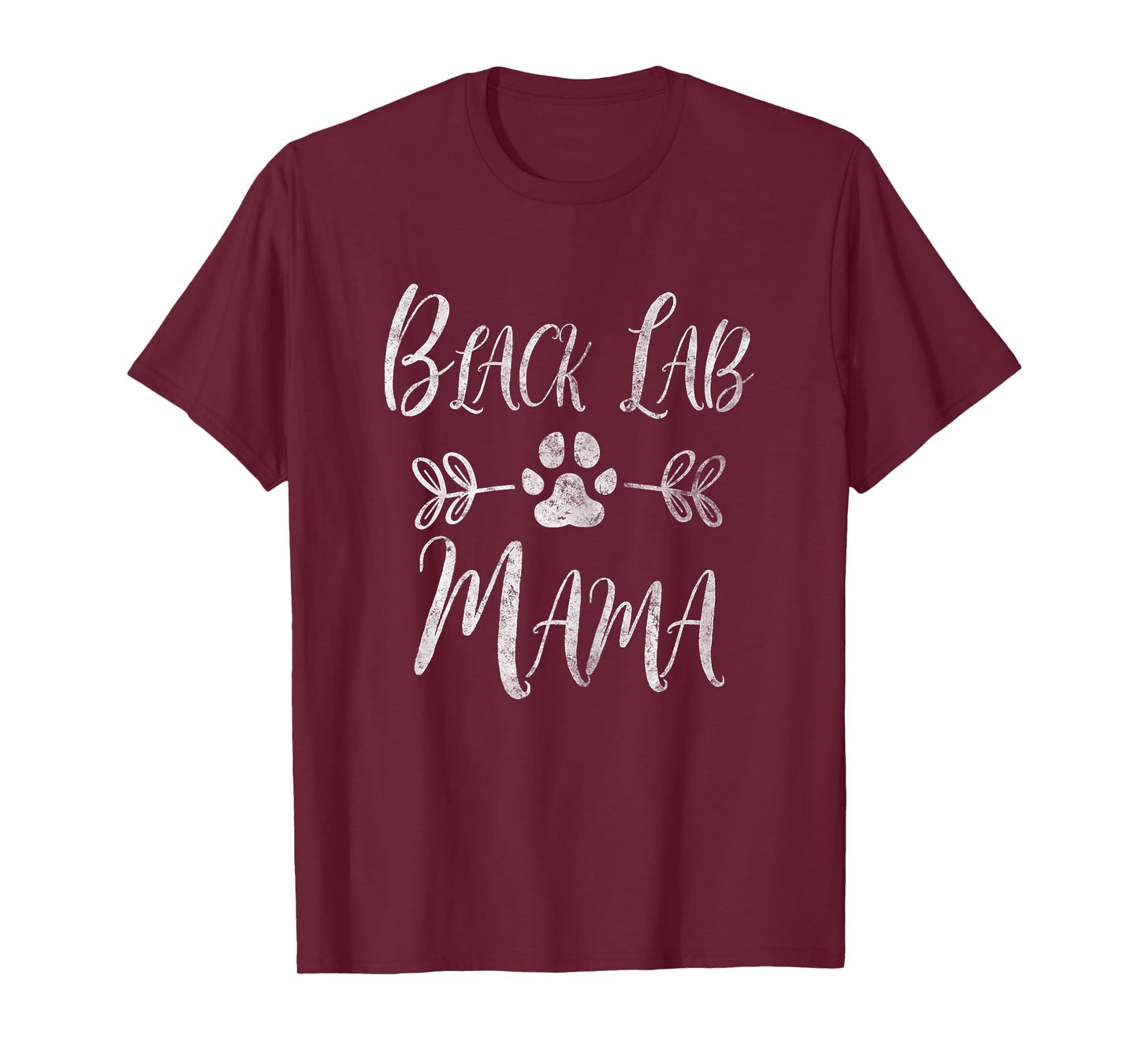 Black Lab Mama Shirt Labrador Retriever Lover Funny Dog Mom Women T-Shirt