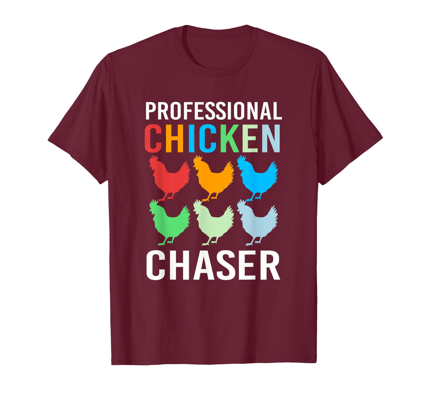 Funny Farm Professional Chicken Chaser For Kids T-Shirt