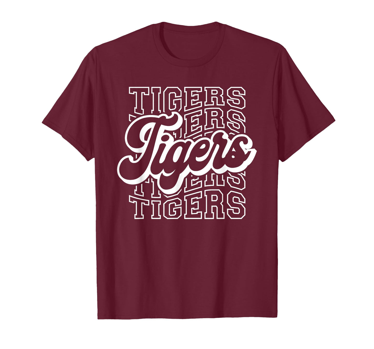 Tigers Sports Mascot - For Tigers Team Football Baseball T-Shirt