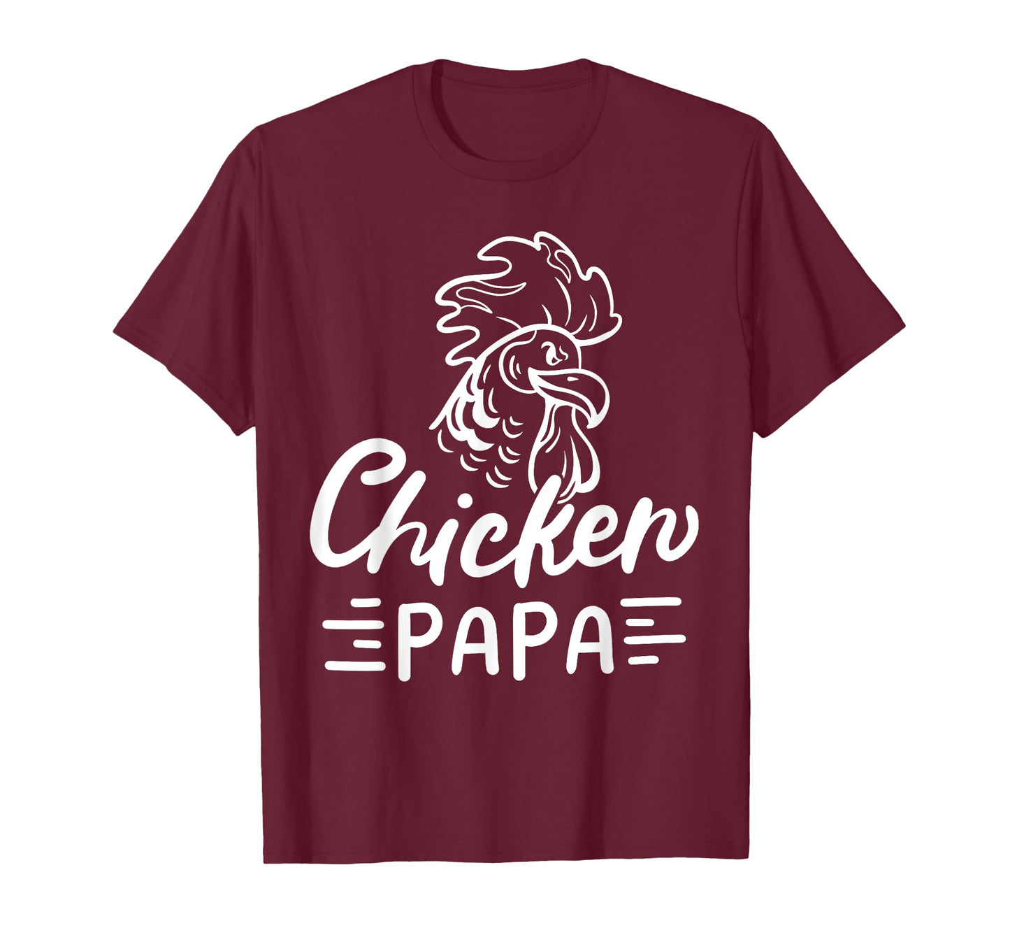 Chicken Papa Chicken Dad Farmer Poultry Farmer T-Shirt