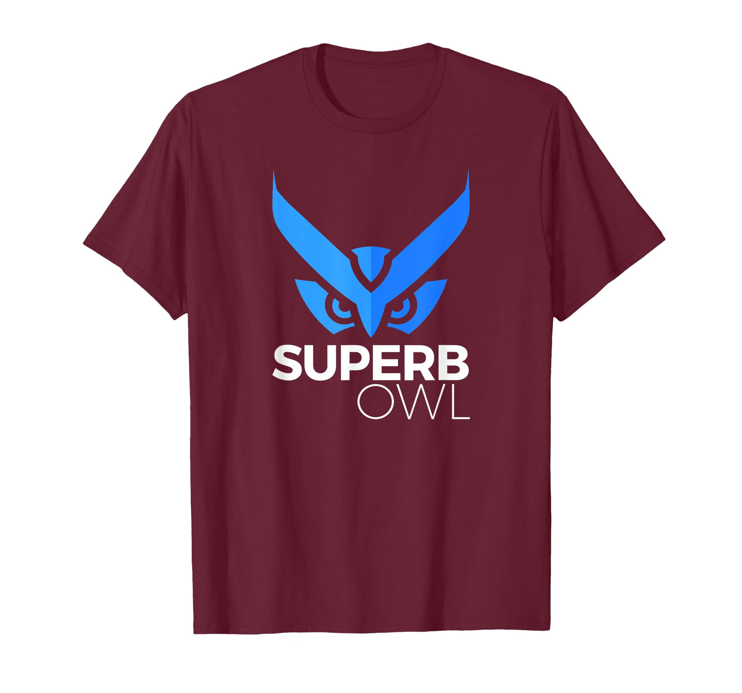The Blue Superb Owl Logo Shirt - Owl Bird Shirt T-Shirt