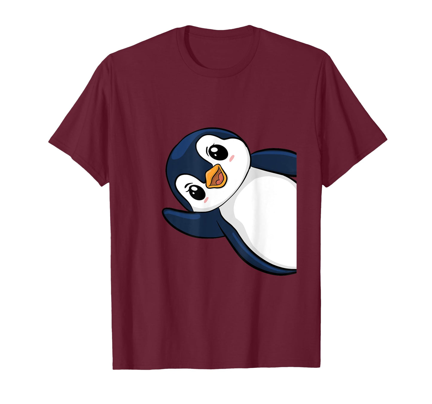 Cute Waving Penguin - Penguin Lover Bird Watcher T-Shirt