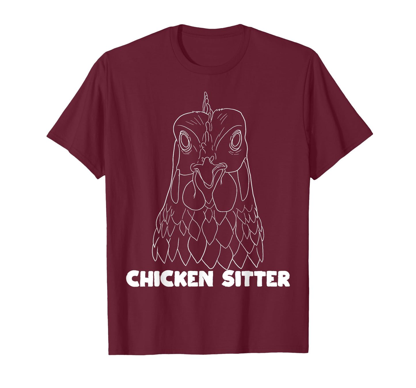 Chicken Sitter Poultry Art For Chicken Lover Farm Men Women T-Shirt