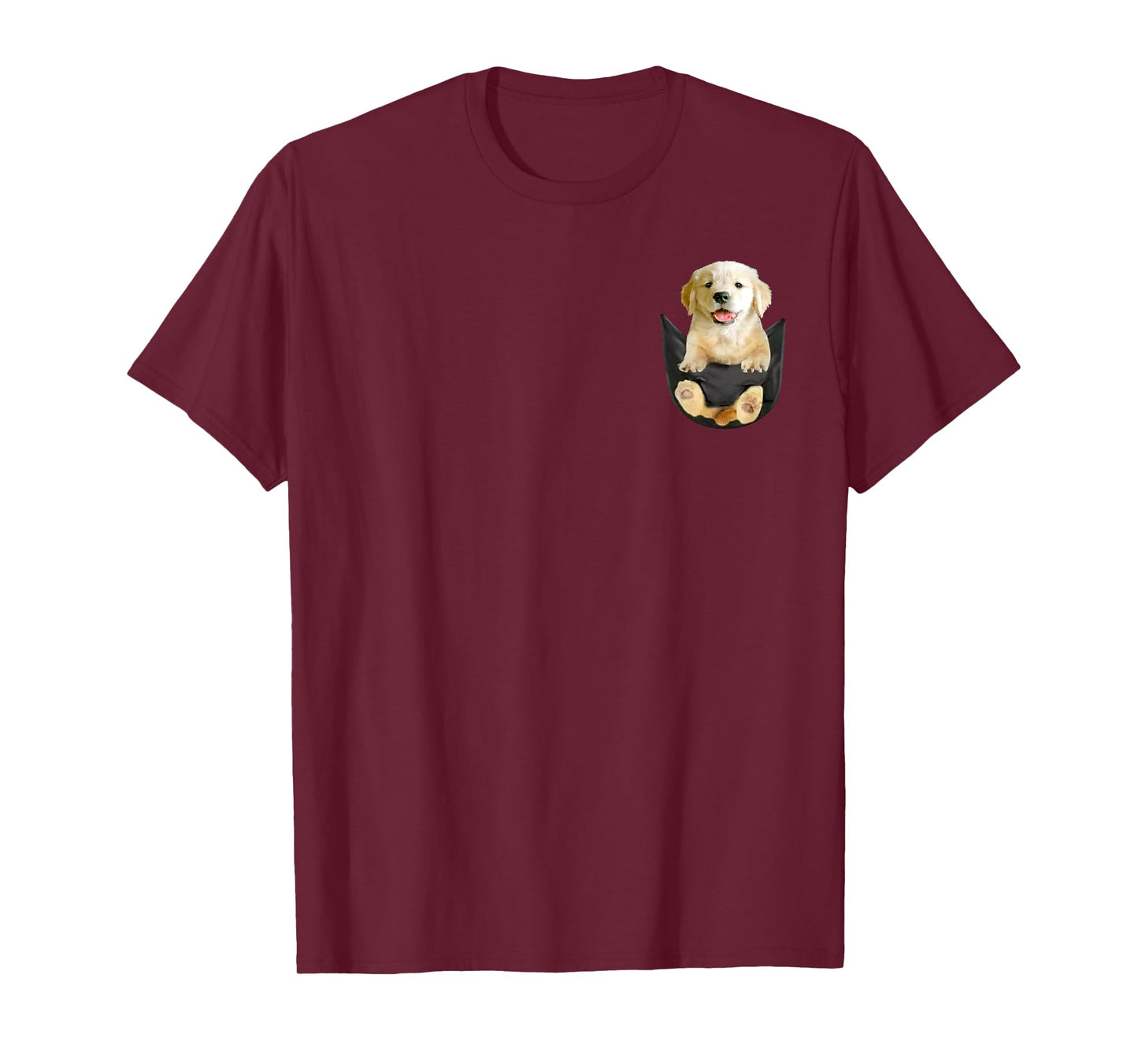 Funny Yellow Lab In Pocket Labrador Retriever T-Shirt
