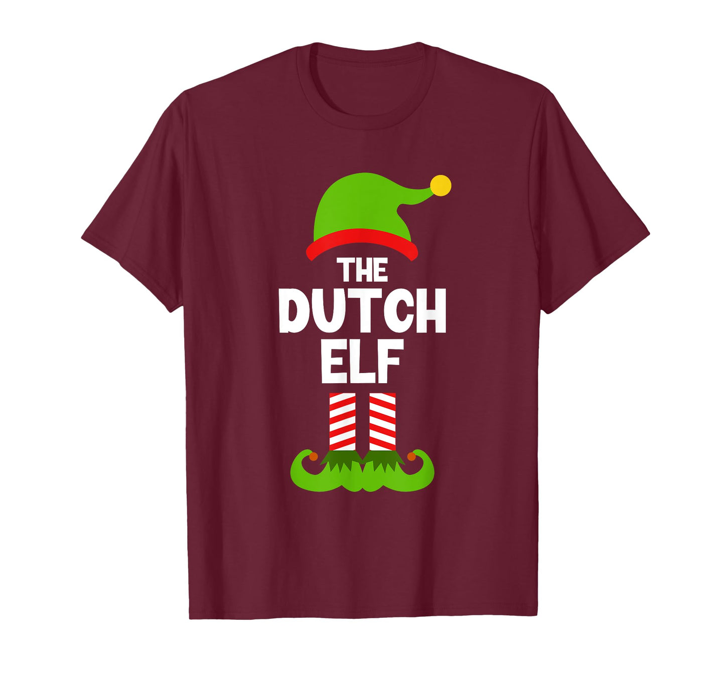 Funny The Dutch Elf Christmas Family Pajama Netherlands T-Shirt