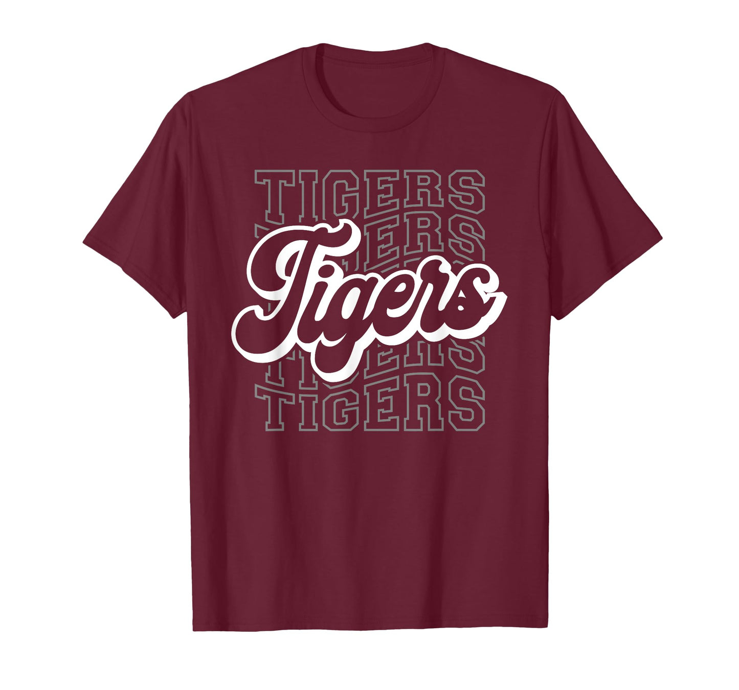 Tigers Sports Mascot - For Tigers Team Football Baseball T-Shirt