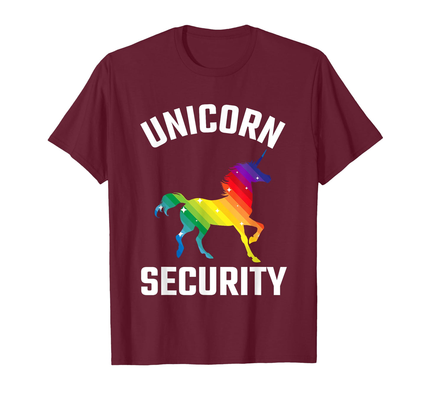Unicorn Security Costume Party Outfit Kids Adult Cute Funny T-Shirt