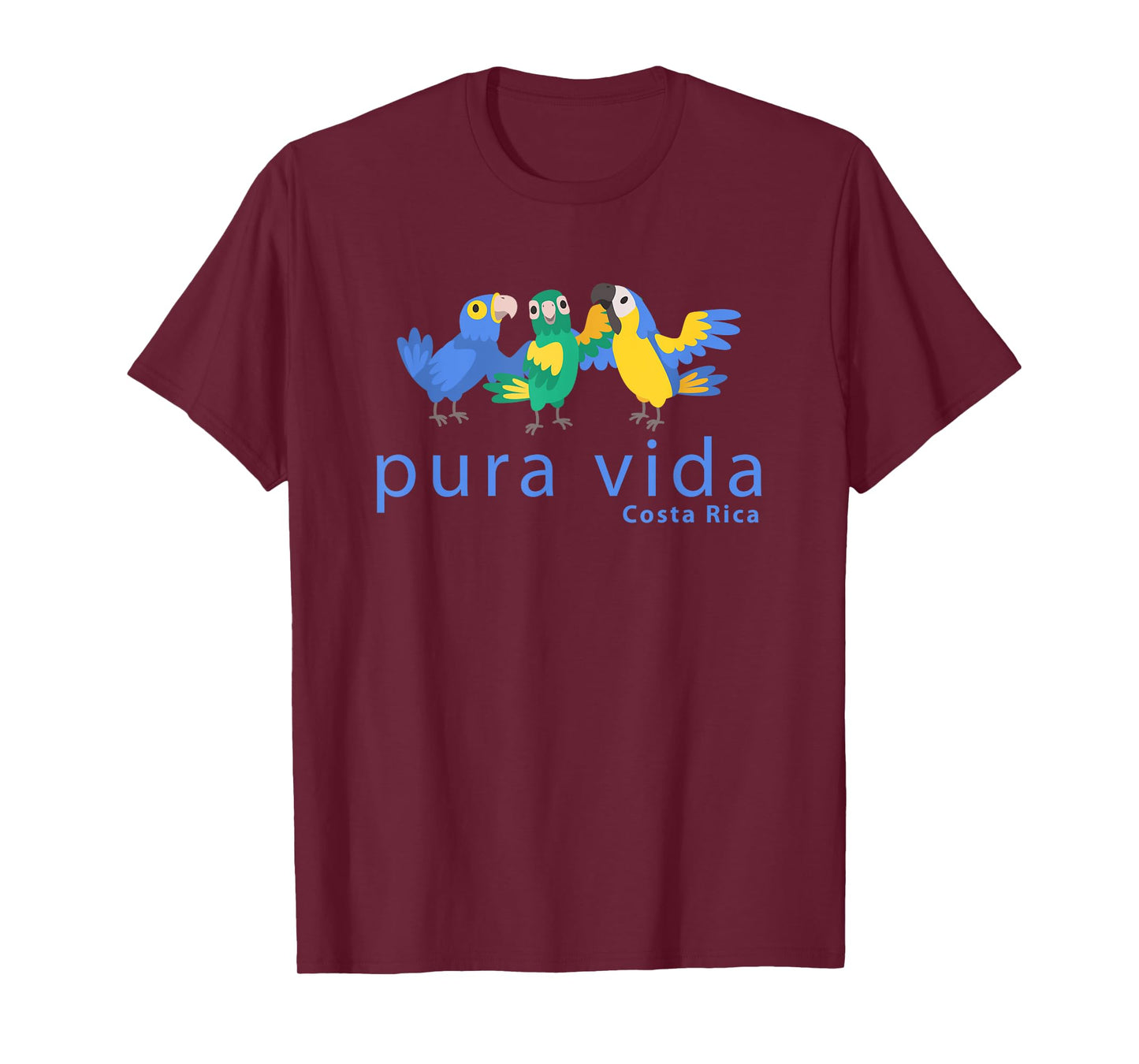 Pura Vida Parrots Costa Rica Birds T-Shirt