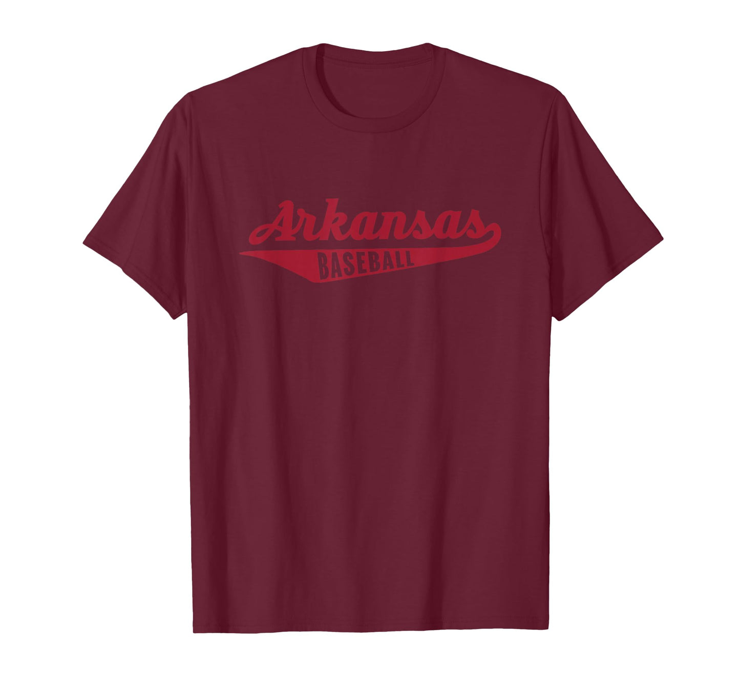 Arkansas Baseball Script T-Shirt