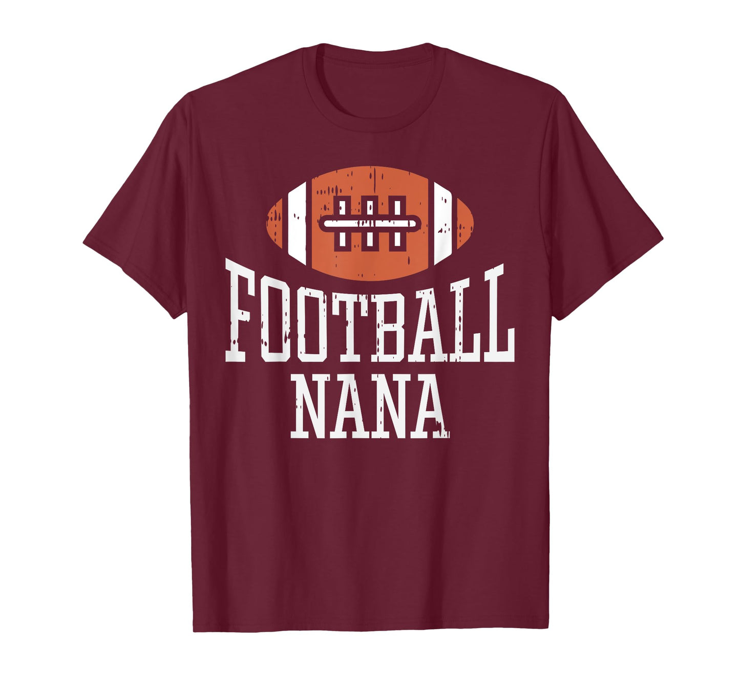 American Football Nana Vintage Game Day Sports Lover Grandma T-Shirt
