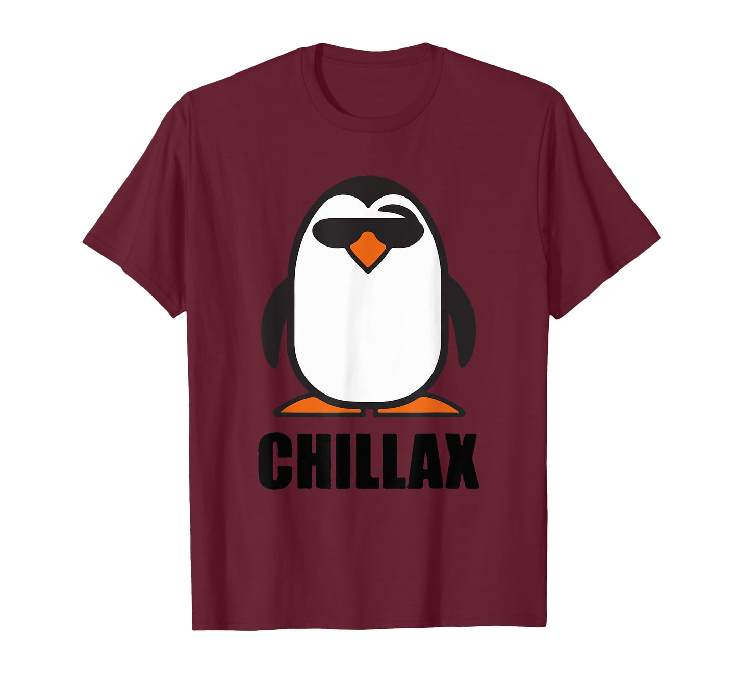Funny Christmas Winter Penguin shirts, puns, Chillax Shirt T-Shirt