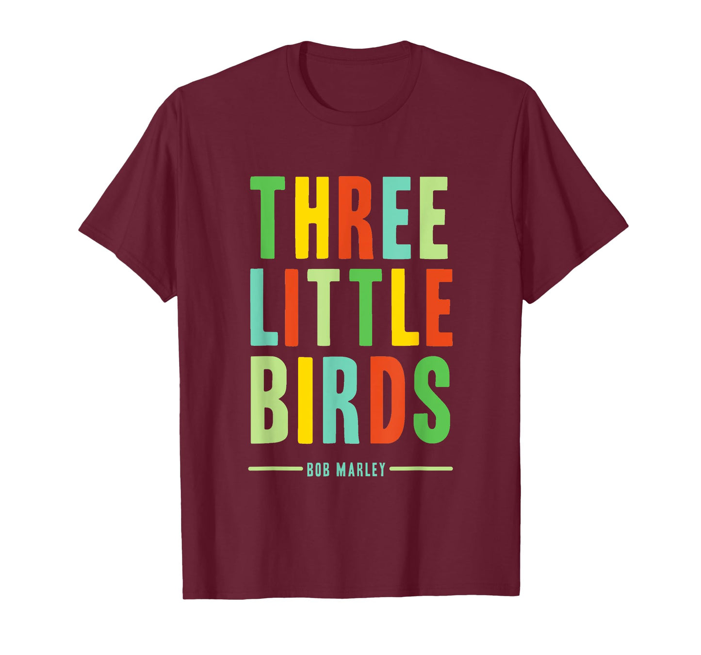 Official Bob Marley Three Little Birds T-Shirt