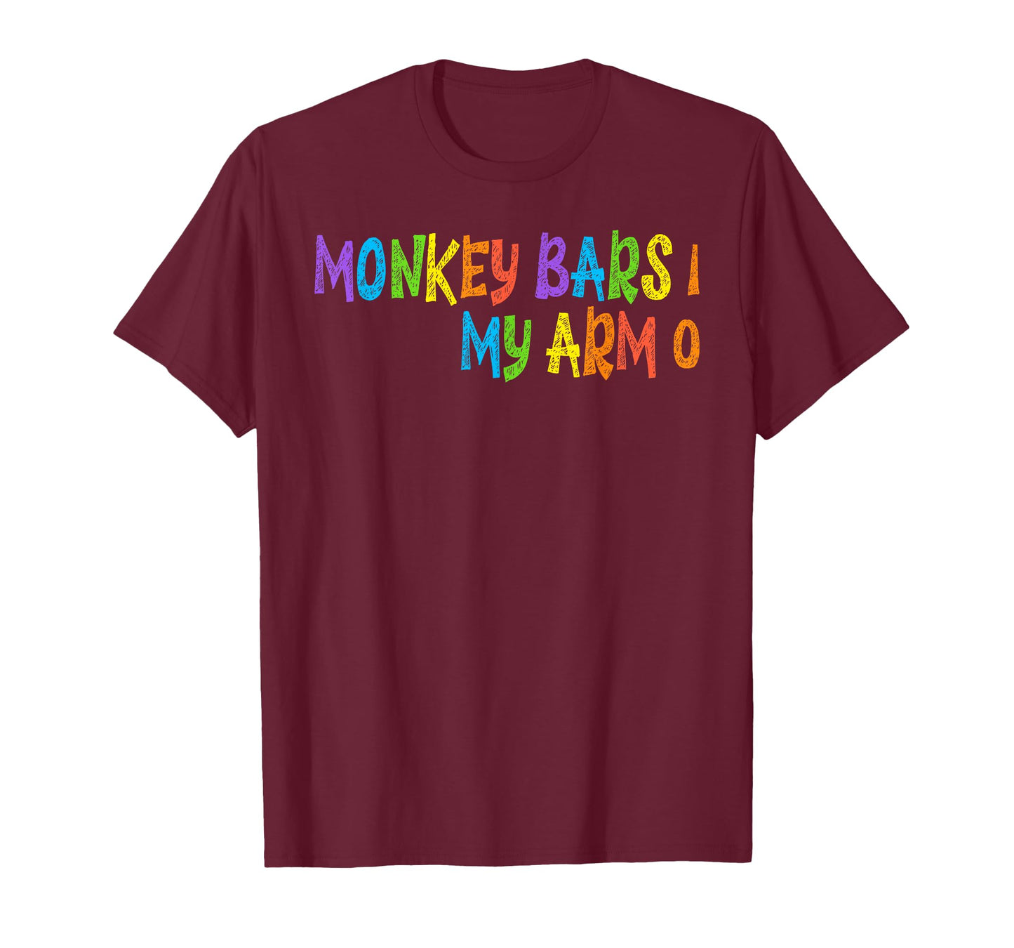 Funny Kids Monkey Bars Arm Injury Gift T-Shirt