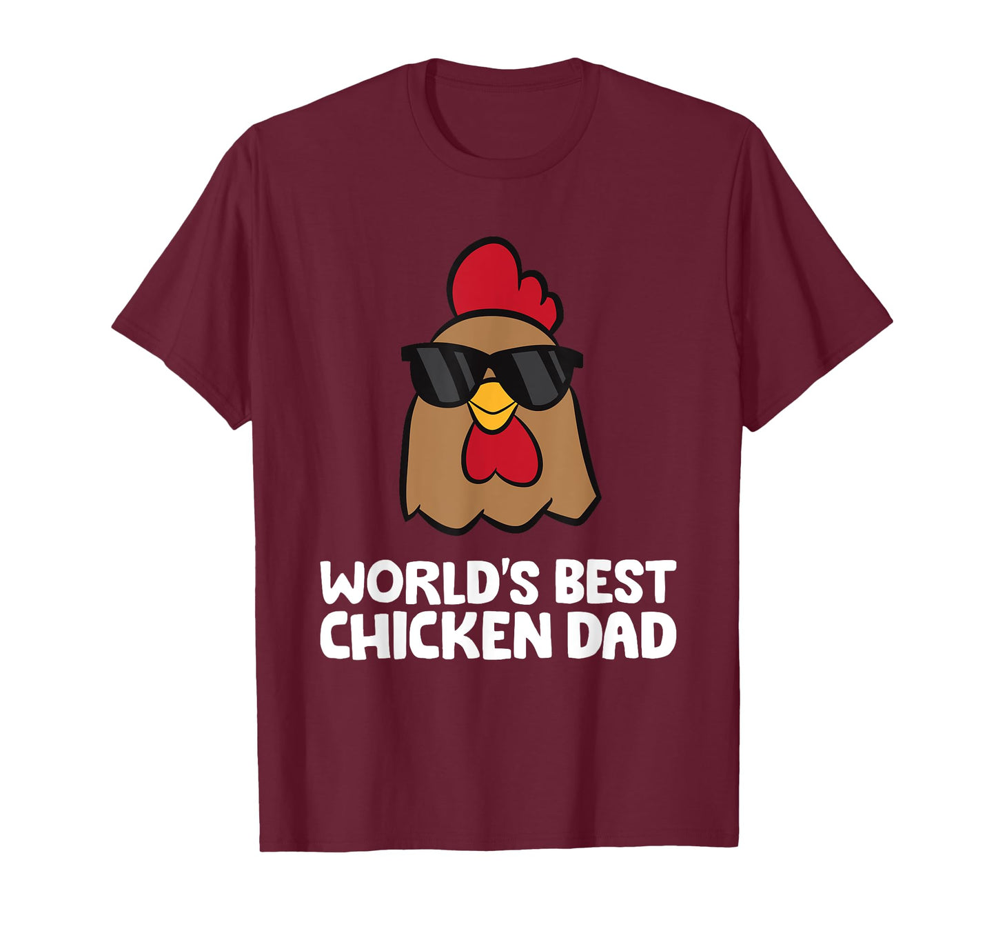 Chicken Owner Papa World's Best Chicken Dad T-Shirt