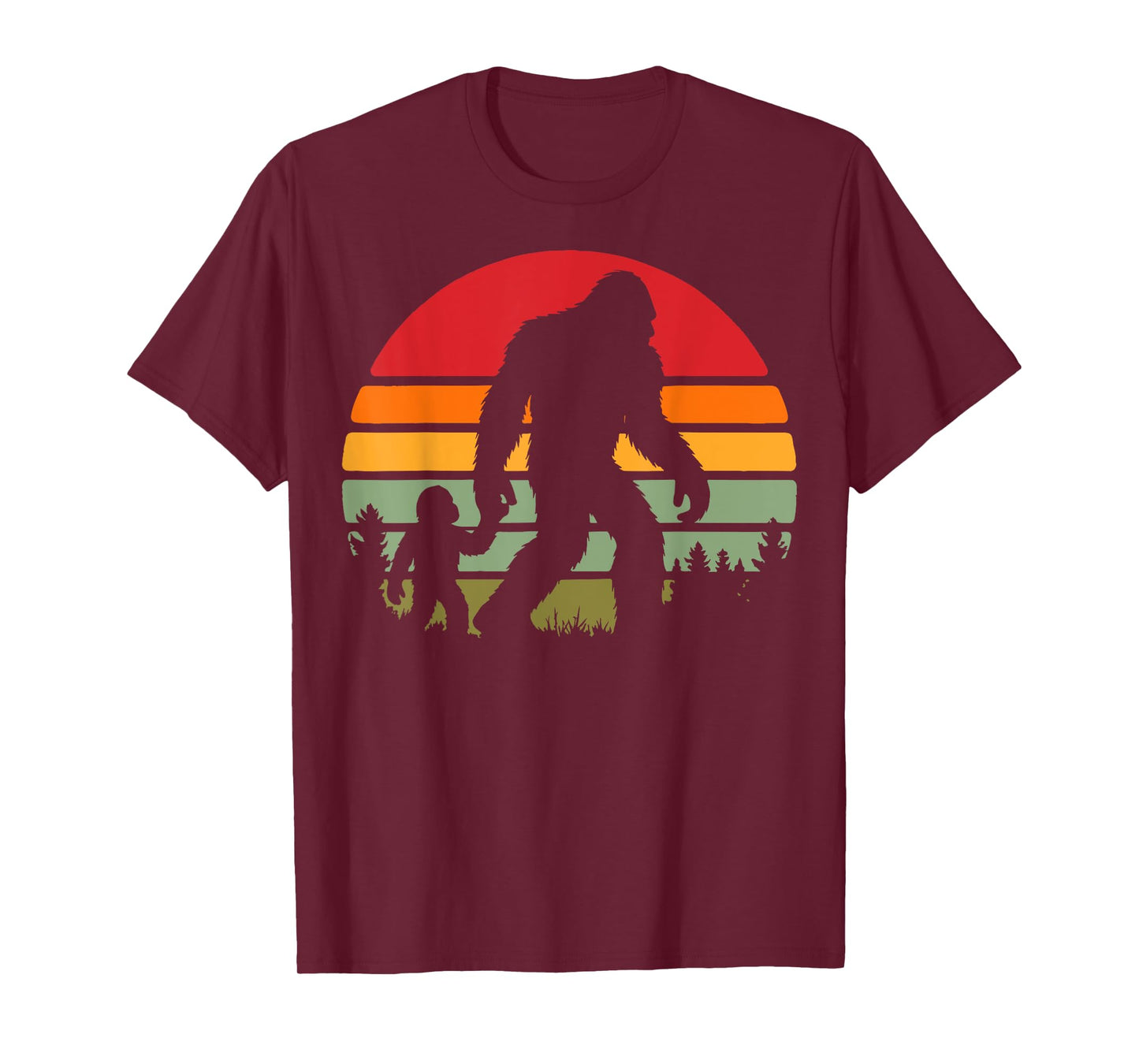 Bigfoot Son Father's Day Matching T-Shirt