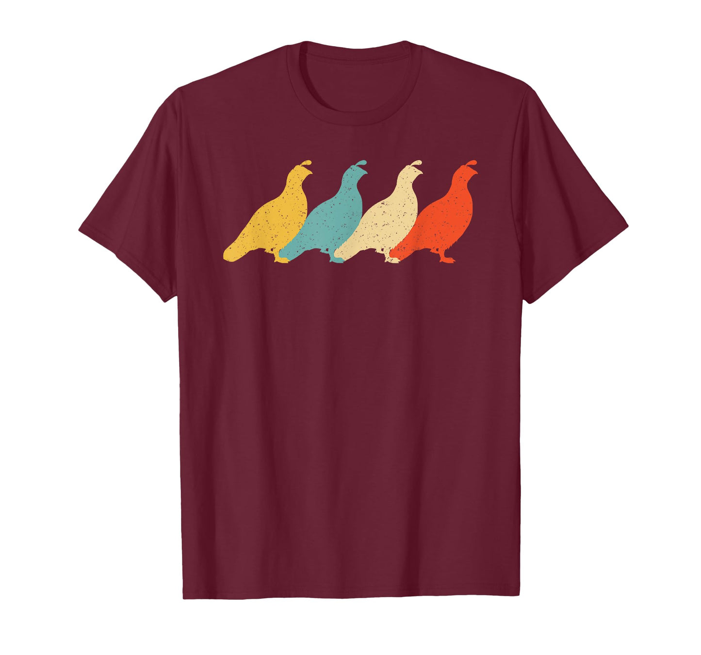 Partridge Vintage Retro Bird Quail Grouse Lover 60s 70s Gift T-Shirt