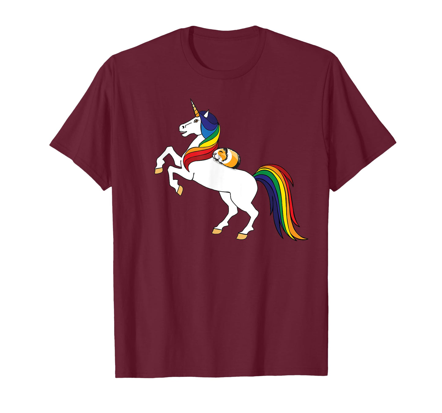 Kids Girls Womens Cute Wheek Merch Unicorn Guinea Pig Lover T-Shirt